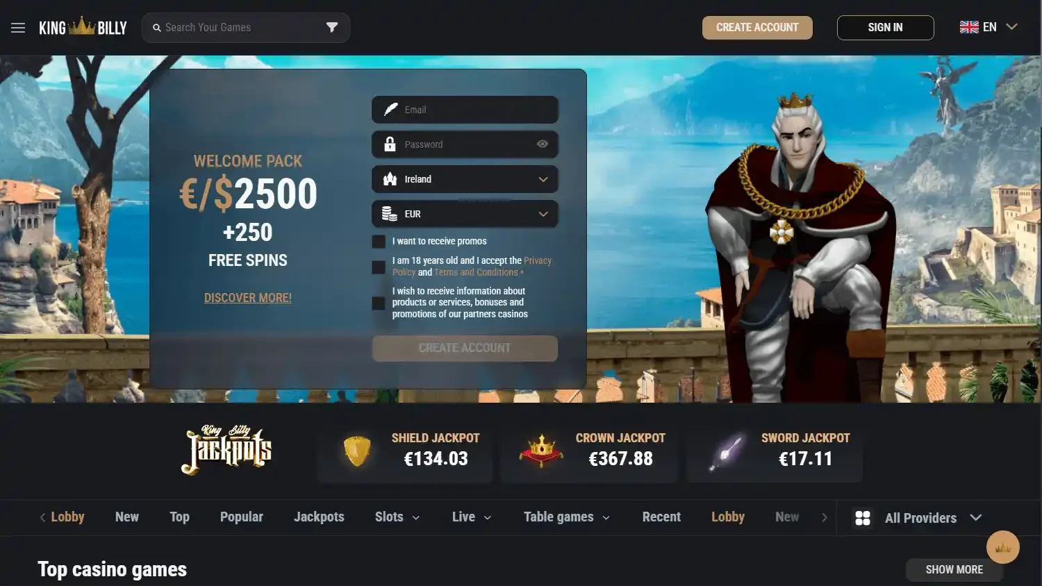 King Billy Casino