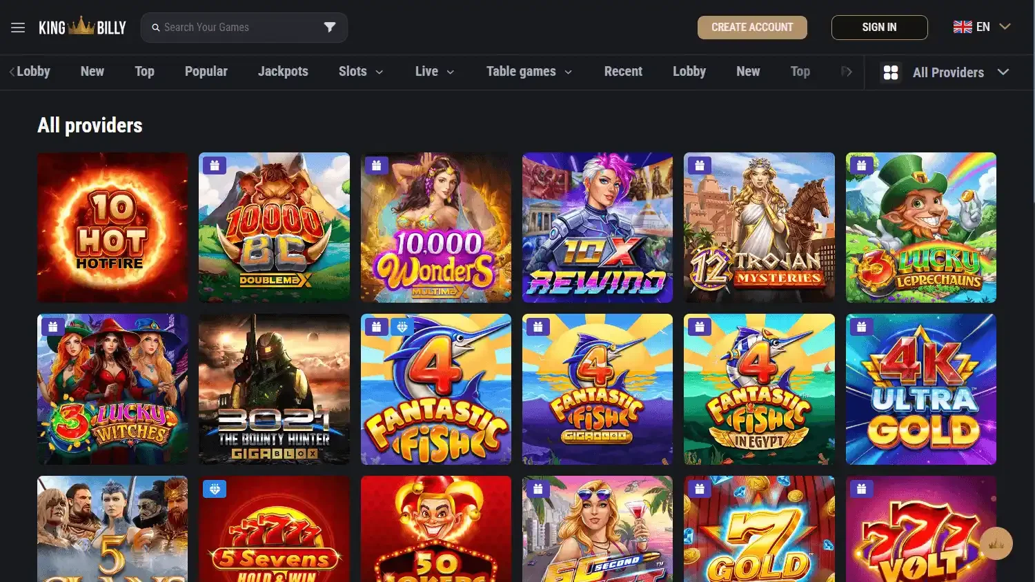 King Billy Casino