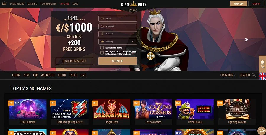 King Billy Casino